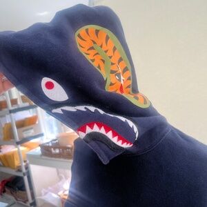 Bathing Ape BAPE WGM Shark Hoodie